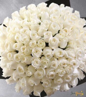 White Roses Bouquet 1 White Roses Bouquet