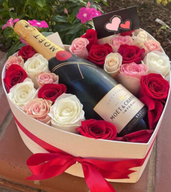 A Modern Moet Hamper